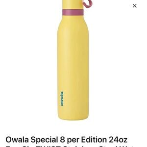 Owala Yellow Water Bottle